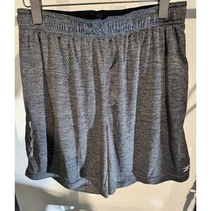 Reebok Shorts Mens Medium Gray Workout Ready‎ Run Active Performance Training
